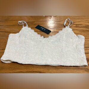 Lulu's Cream Lace Bralette Cami